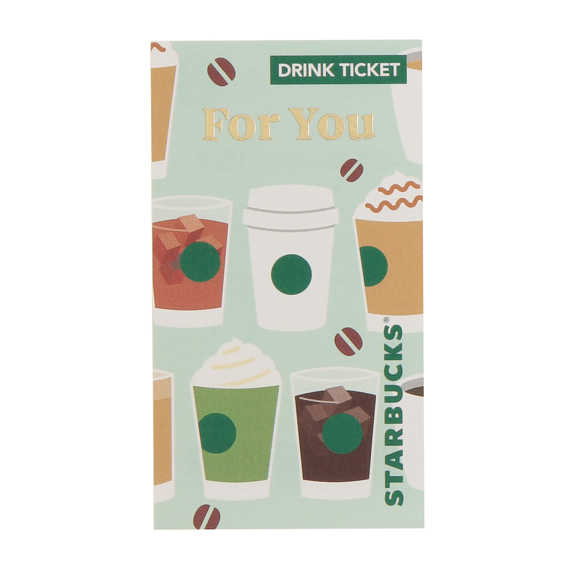 ビバレッジギフトミニカード Happy Birthday/For You/Thank You （ドリンクチケット付）