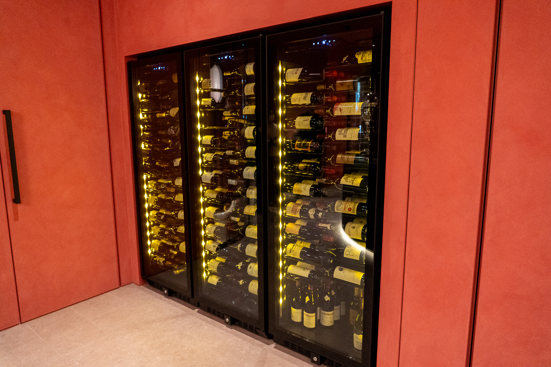 店の一角にあるワインセラー