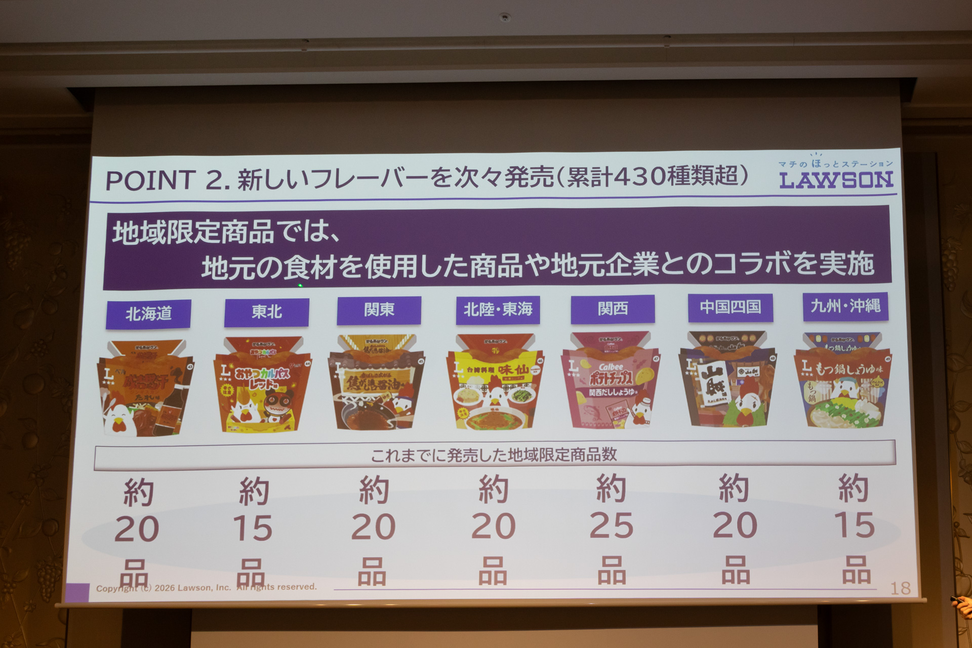 地域限定商品にも力を入れてきた