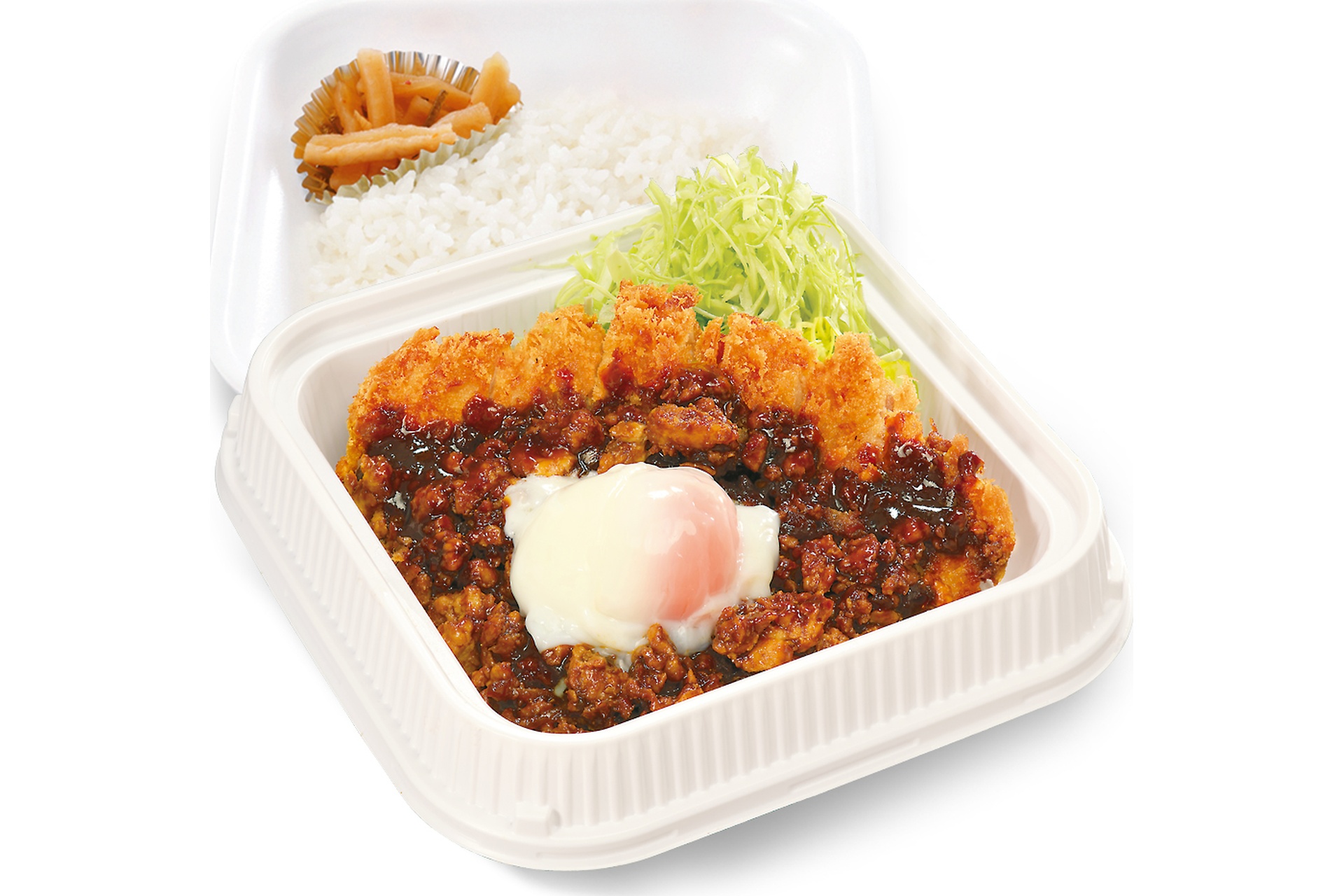 肉あんかけロースカツ弁当（温玉付）