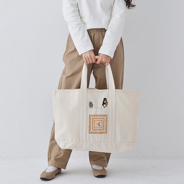 紀ノ国屋 Suicaのペンギン ビッグトート パン