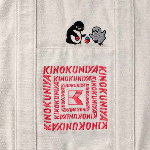 紀ノ国屋 Suicaのペンギン ビッグトート いちご