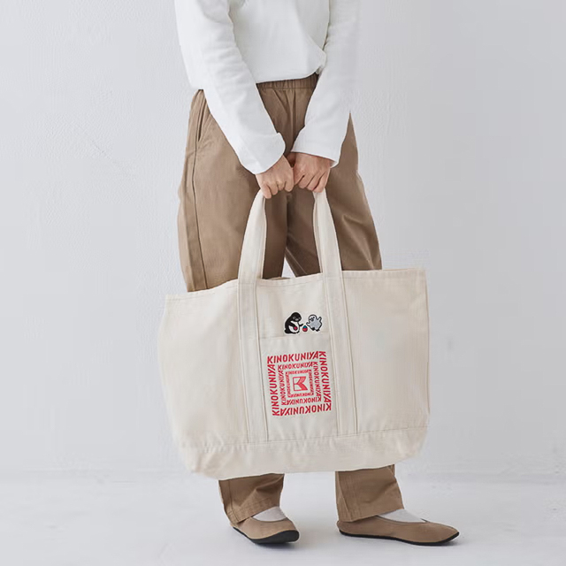 紀ノ国屋 Suicaのペンギン ビッグトート いちご