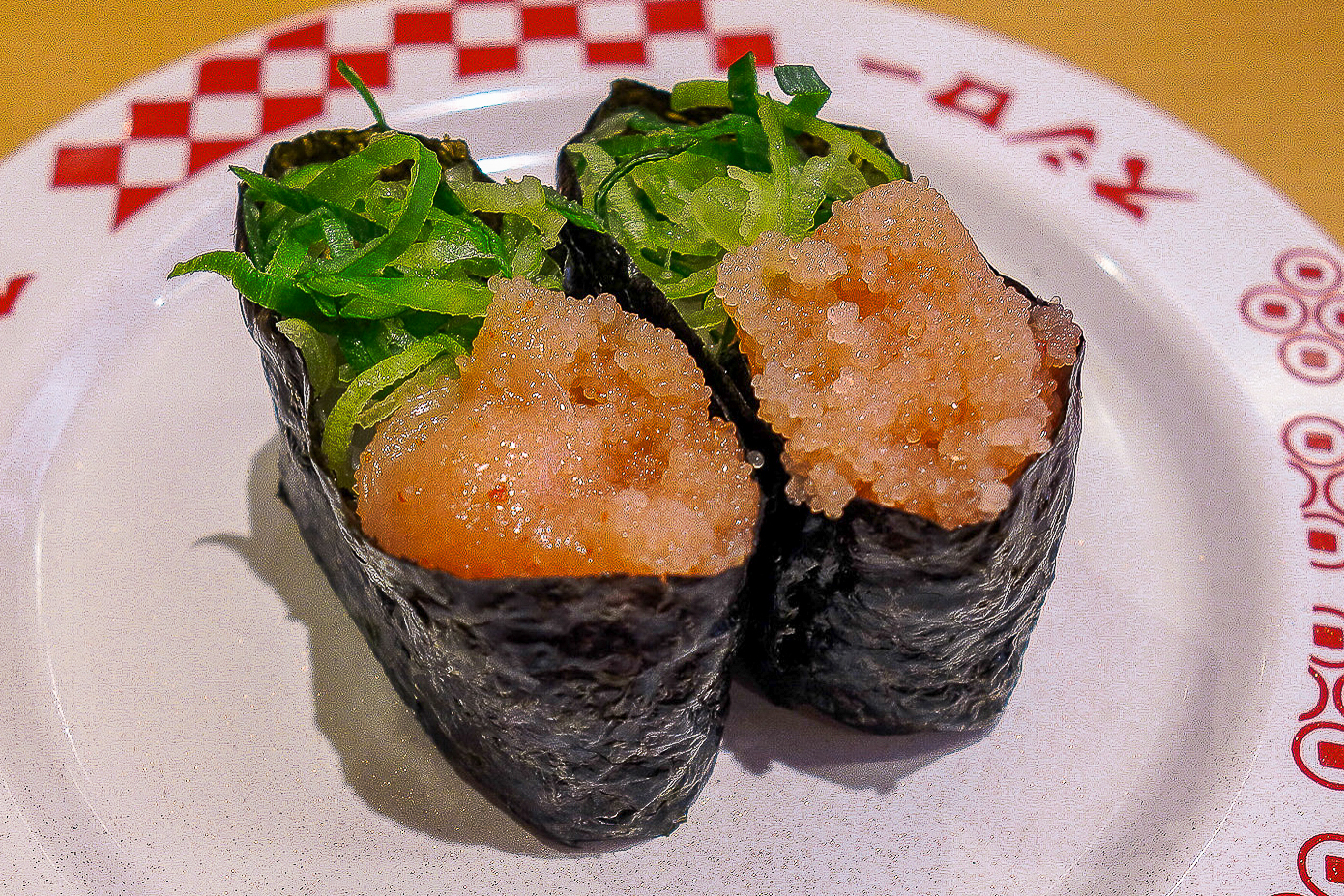 やまやの明太子軍艦