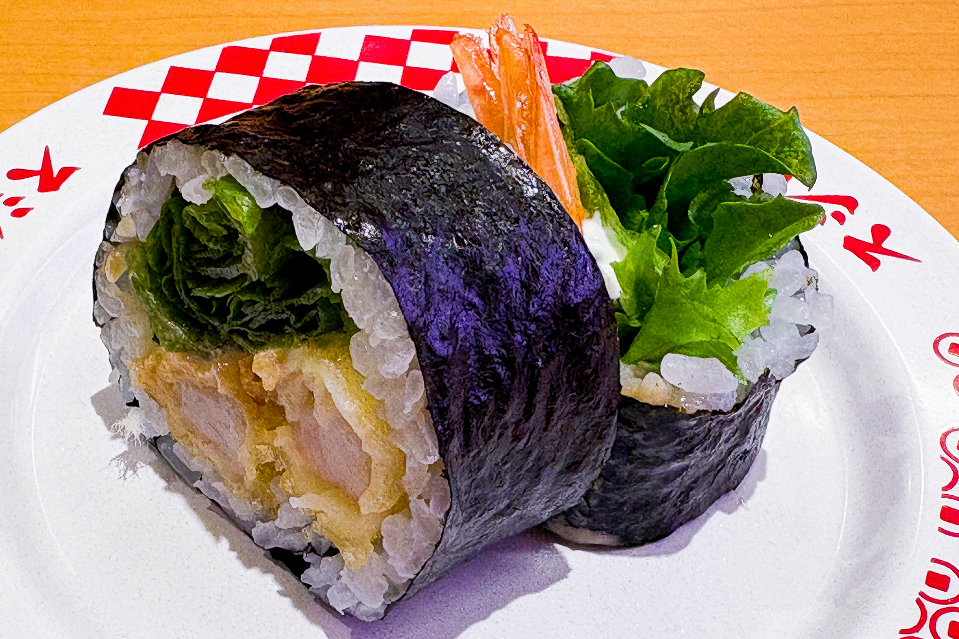 レタス巻（えび天入り）