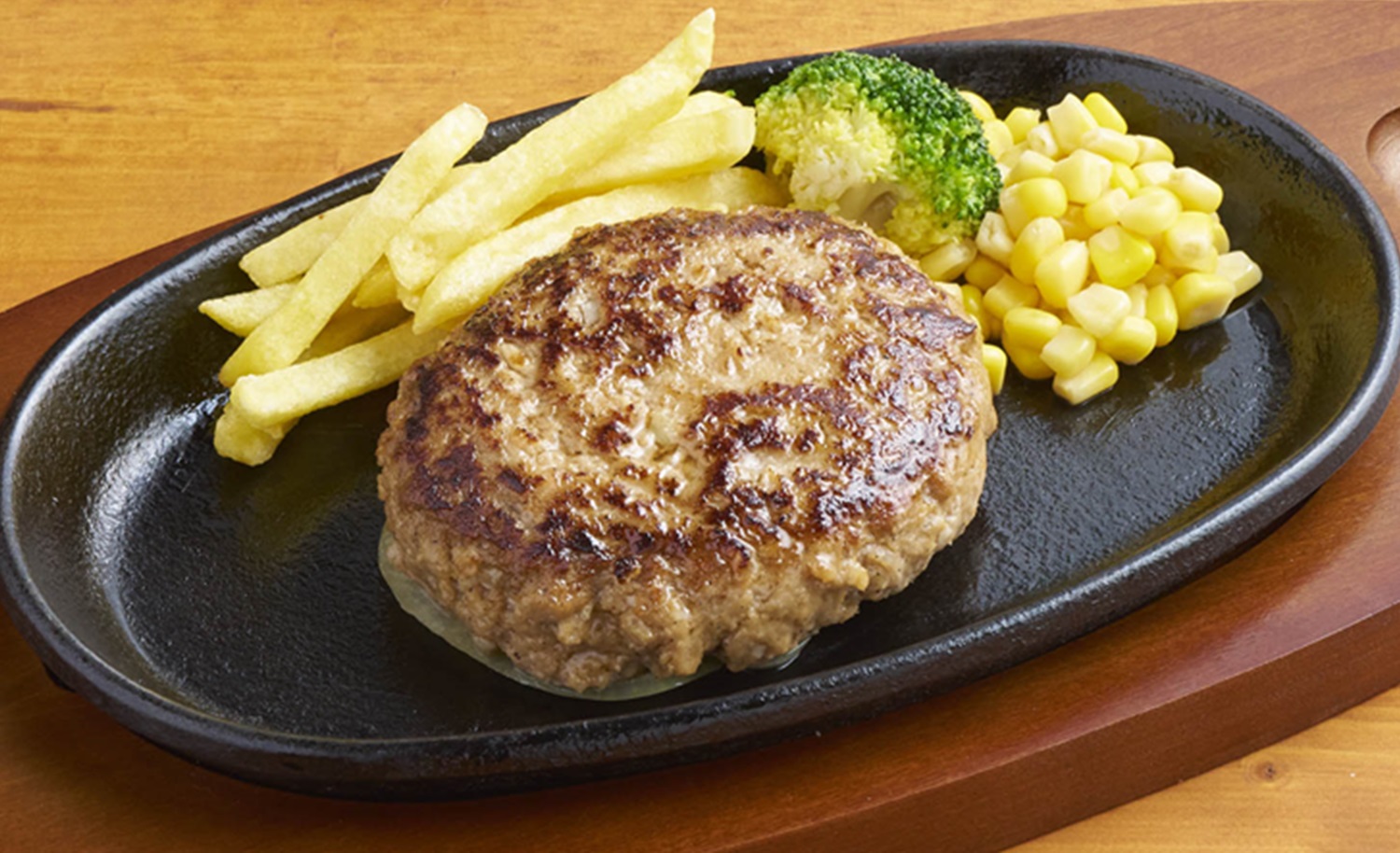 「宮ハンバーグ」が粗びきにリニューアル