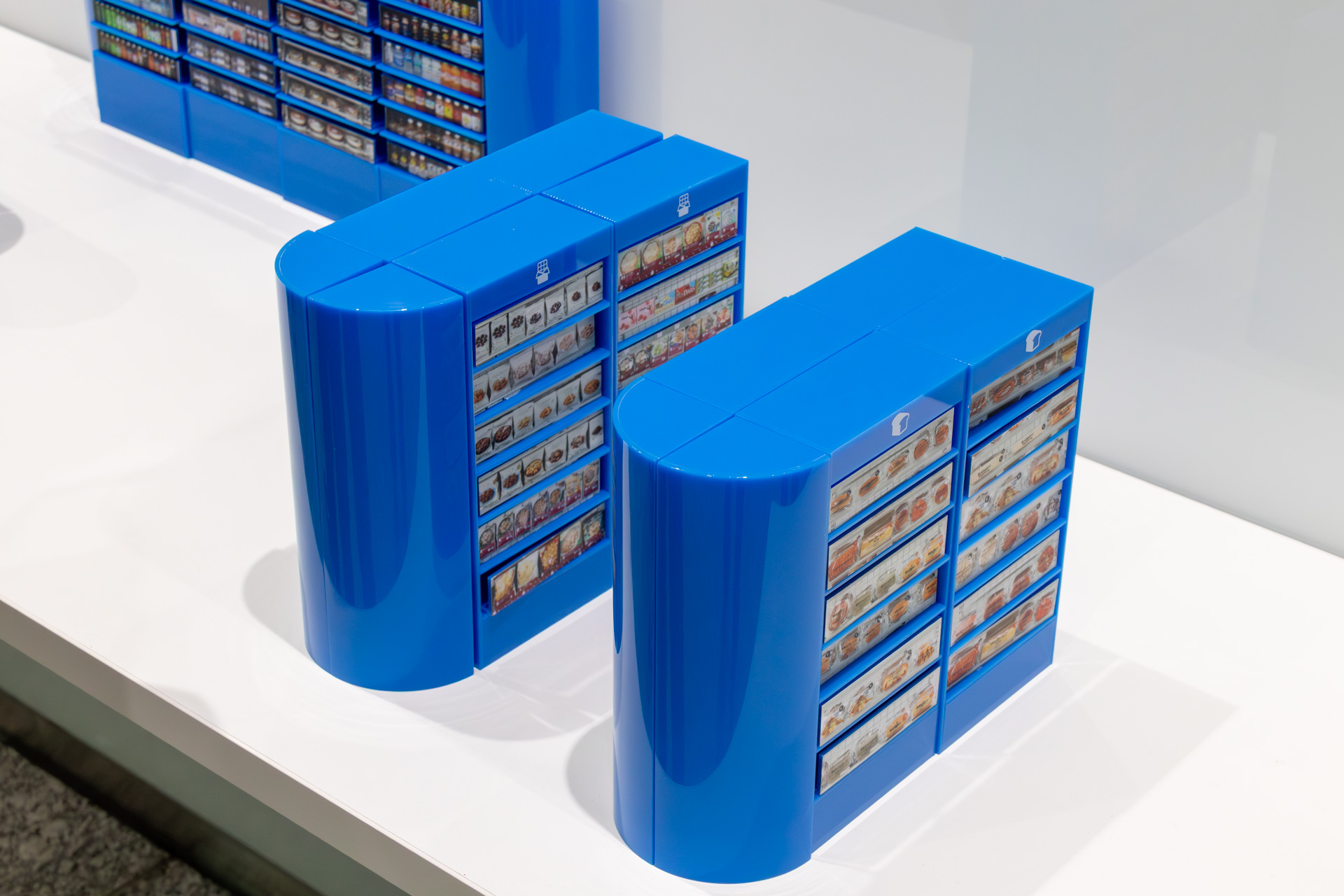 ユニットを説明するために模型が用意されていた