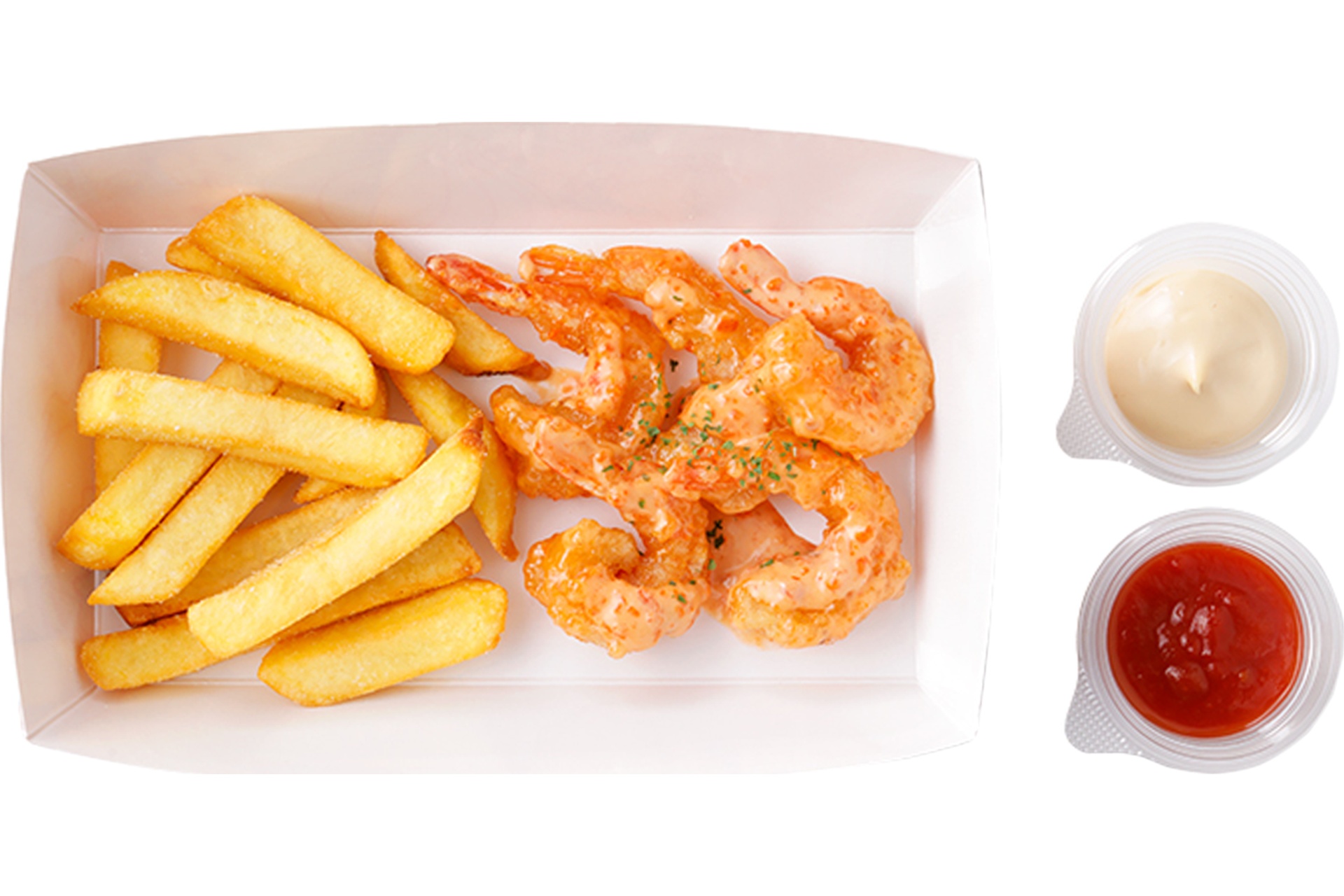 テイクアウト オーロラシュリンプ&ポテト