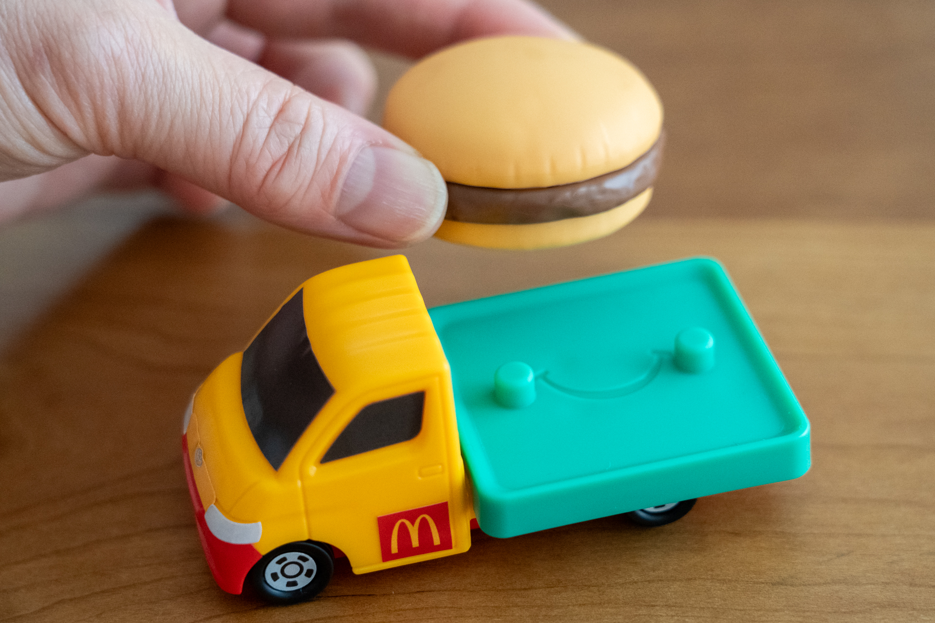 ハンバーガーは取り外し可能