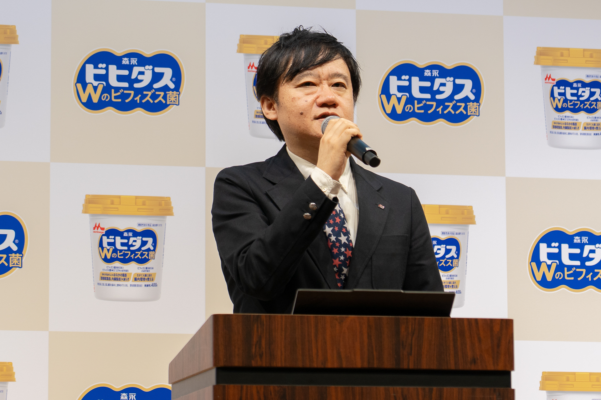 「同ブランドにとっても大きな節目になる」と語った森永乳業株式会社 マーケティング本部 事業マーケティング部 ヨーグルト・デザート事業部 部長 平山洋介氏