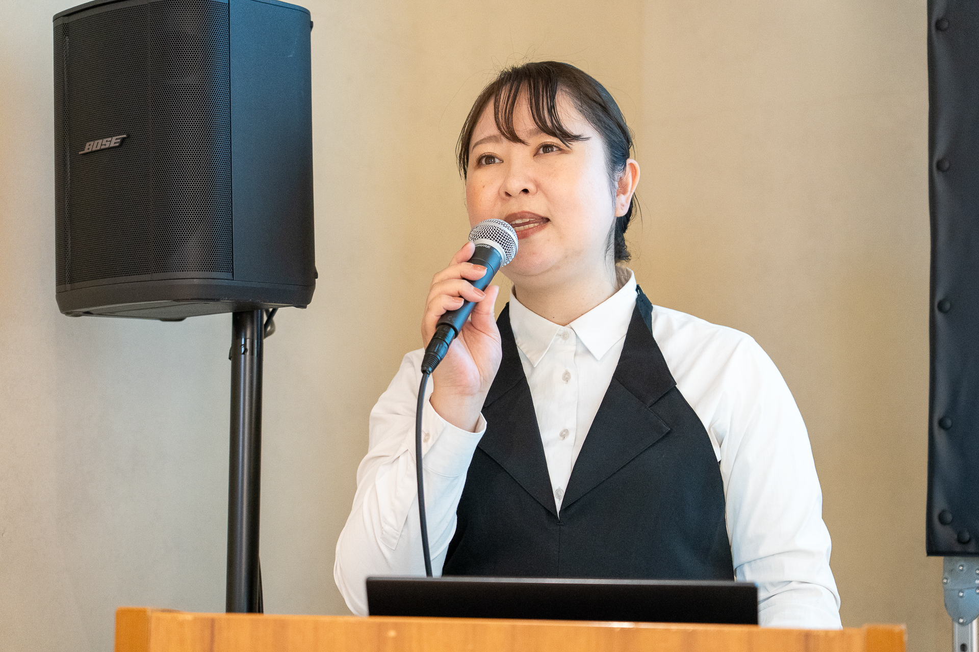 ドリンクスマイルアンバサダーによる座学。興味深いスライドがたくさん！