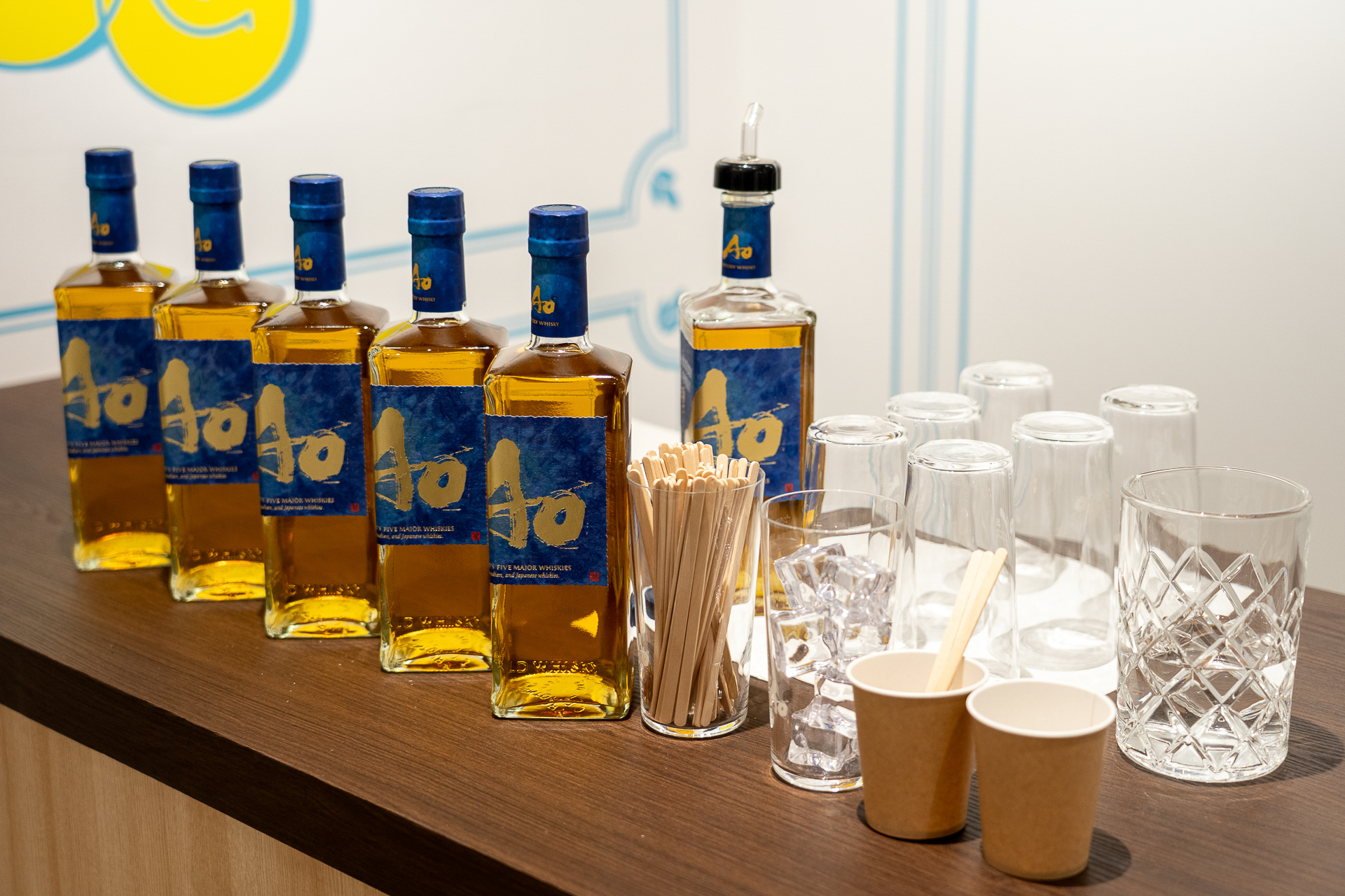 ウイスキー水割り実習