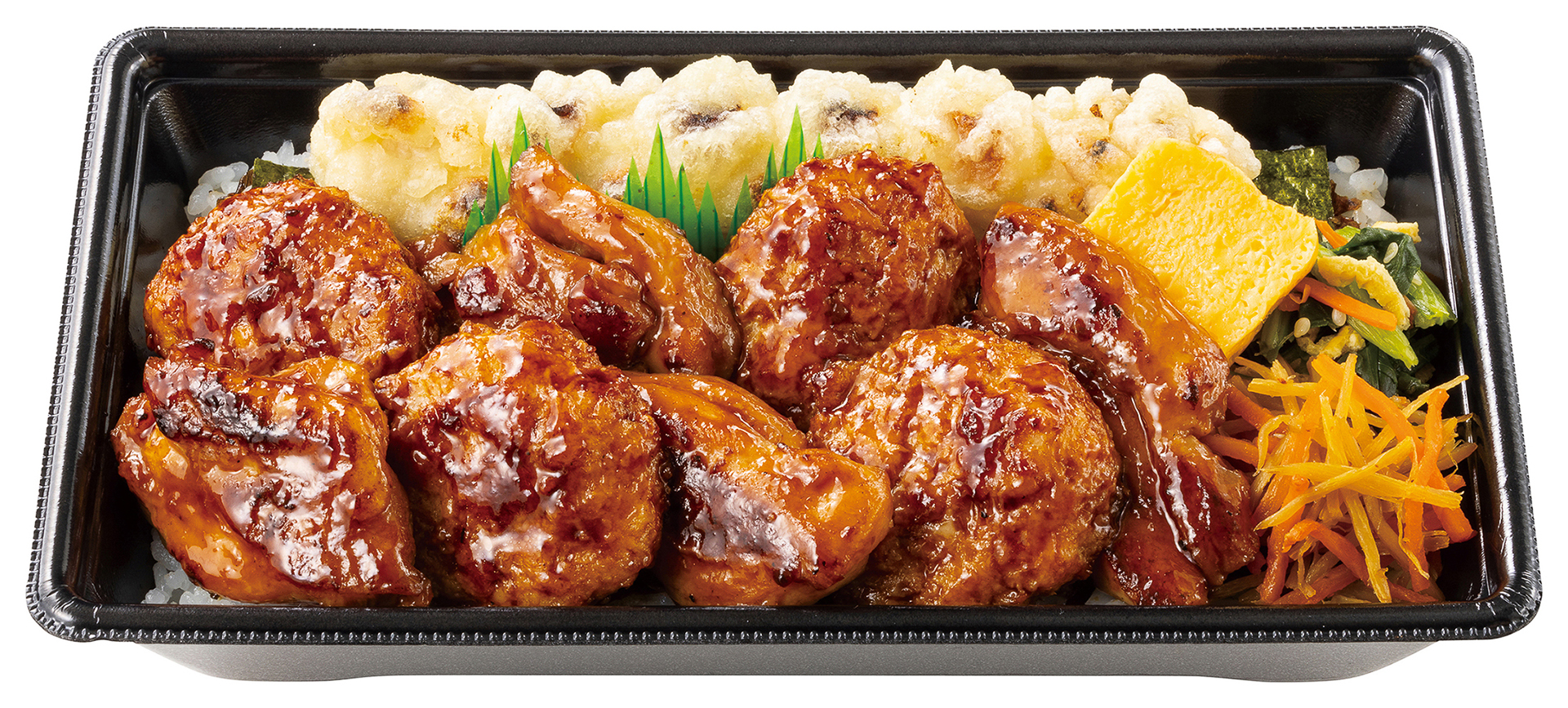 「焼鳥×のり弁 W焼鳥のり弁当（肉2倍）」（890円）