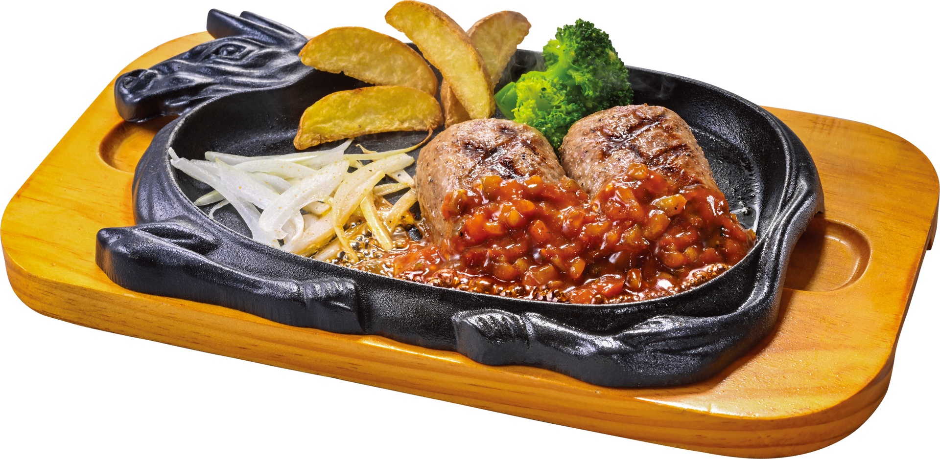 スモークBBQ大俵ハンバーグ