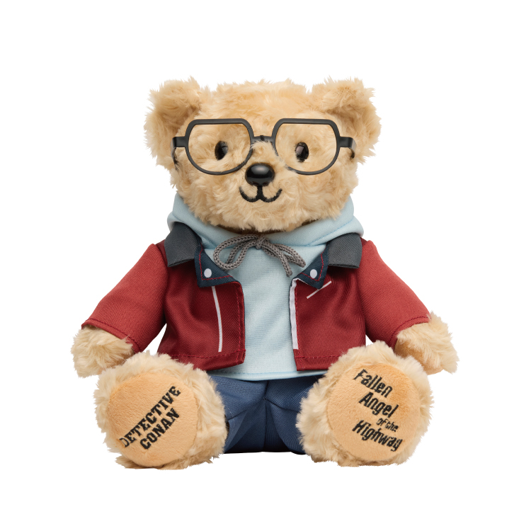 登場キャラクターをイメージしたテディベア。価格は各4730円