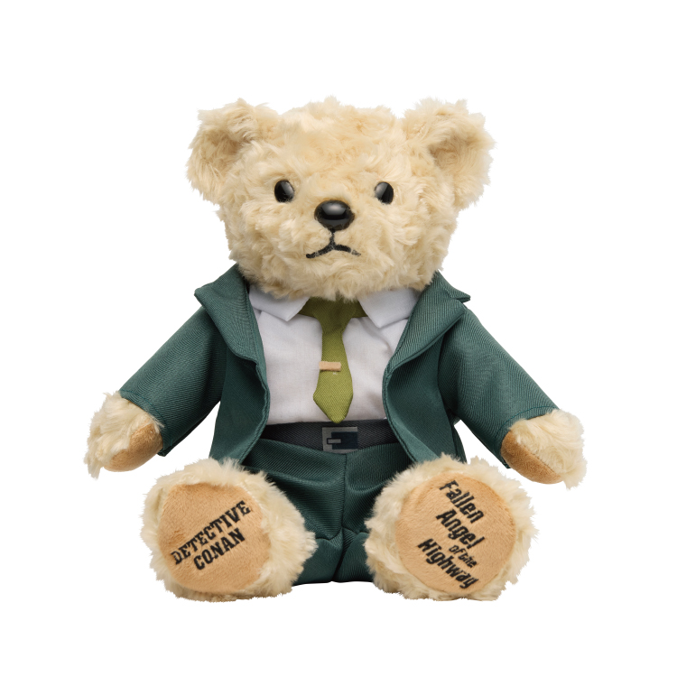 登場キャラクターをイメージしたテディベア。価格は各4730円