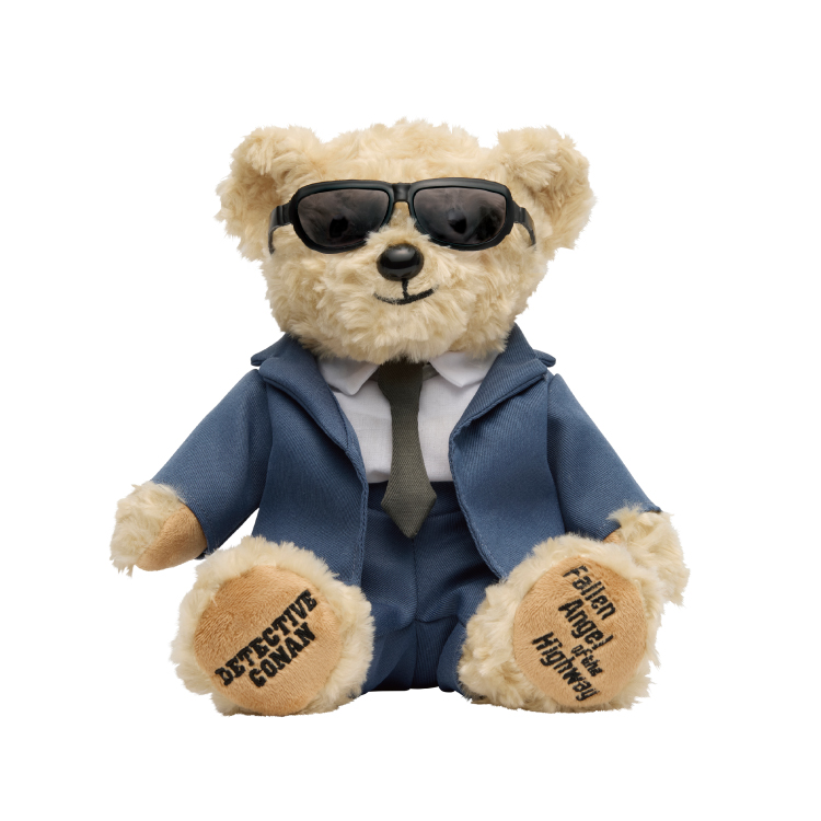 登場キャラクターをイメージしたテディベア。価格は各4730円