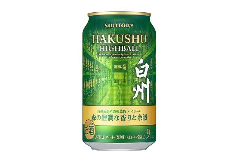 サントリープレミアムハイボール白州〈森の豊潤な香りと余韻〉350ml缶