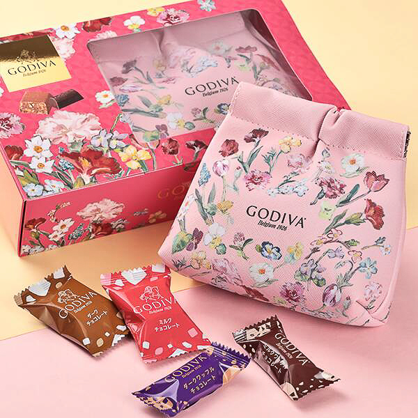 カルディコーヒーファーム「ゴディバ チョコレート ギフトセット ポーチ付き」