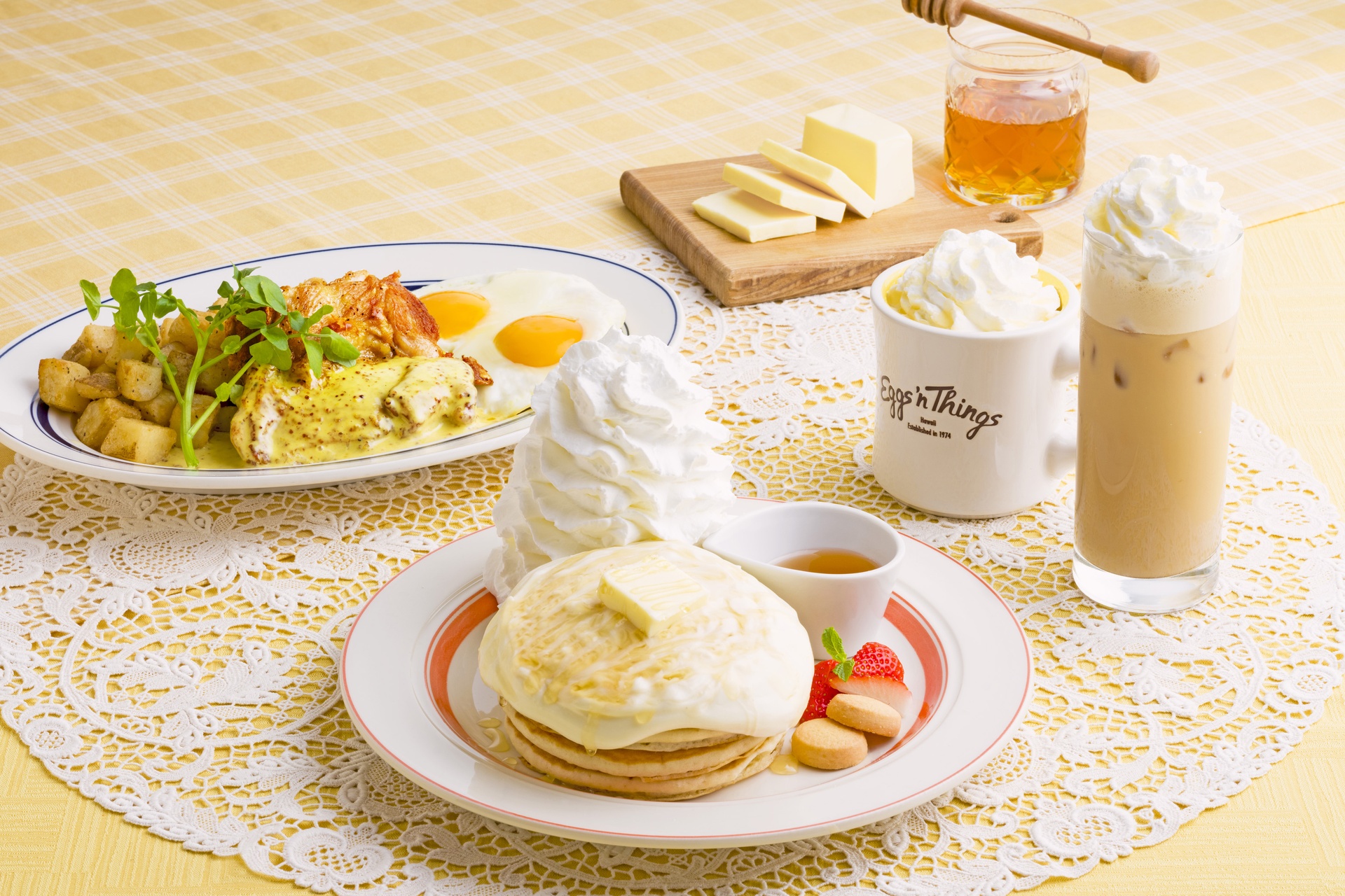 EGGS ’N THINGSの「ハニーバターミルクパンケーキ」