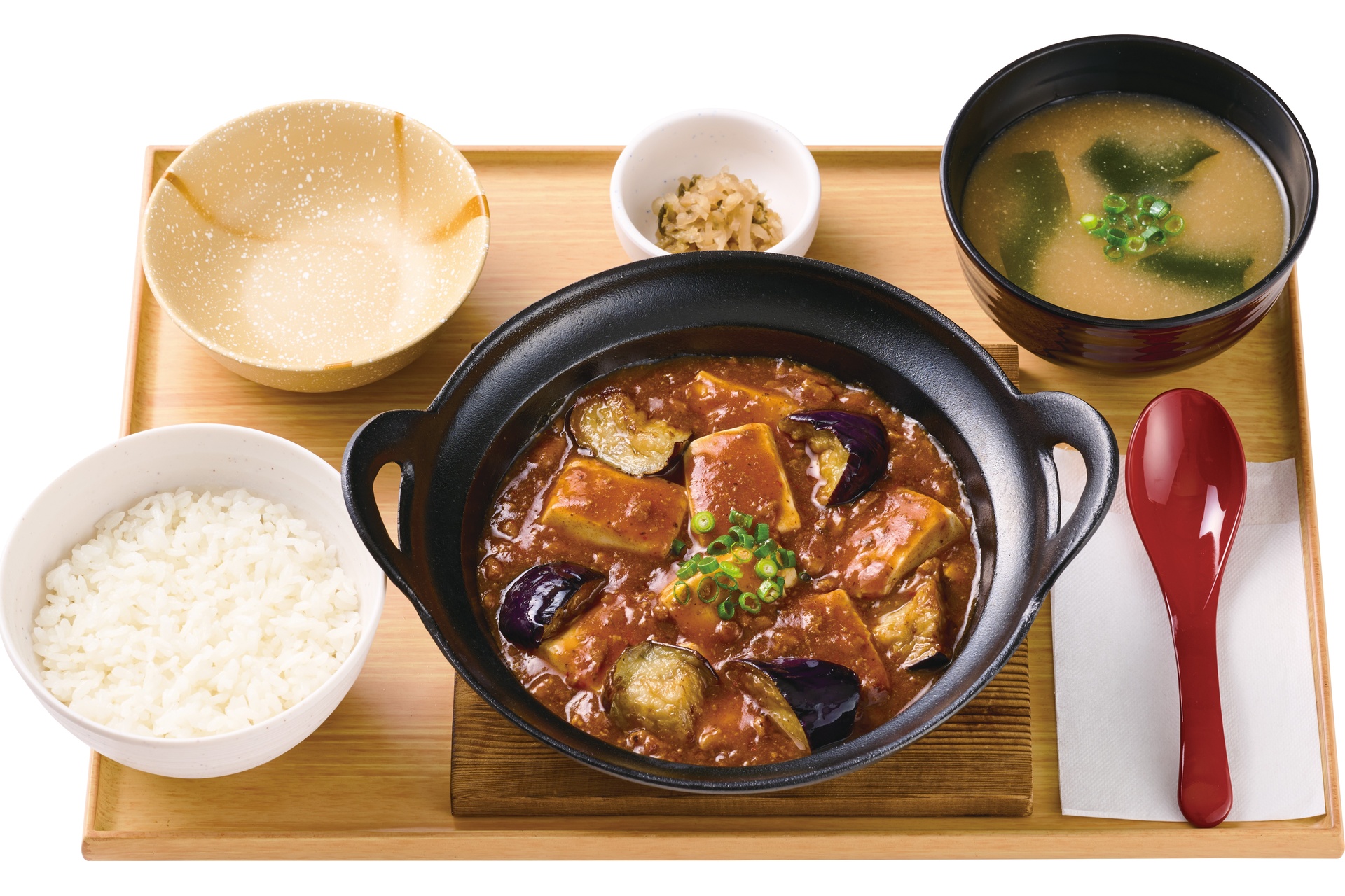 ～四川風～麻婆茄子豆腐定食