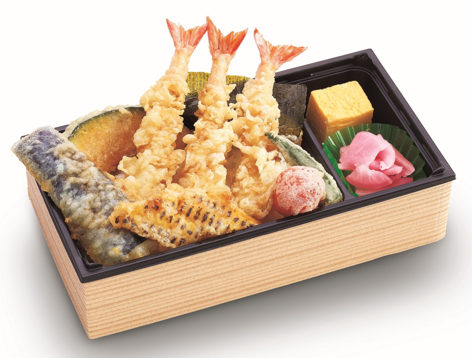 「季節の特選天重〈初夏〉」（1456円）