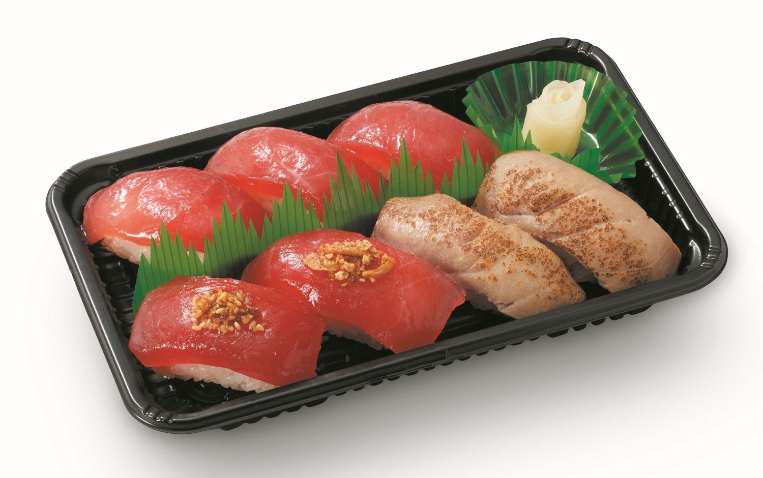 「天然まぐろにぎりづくし」（1402円）