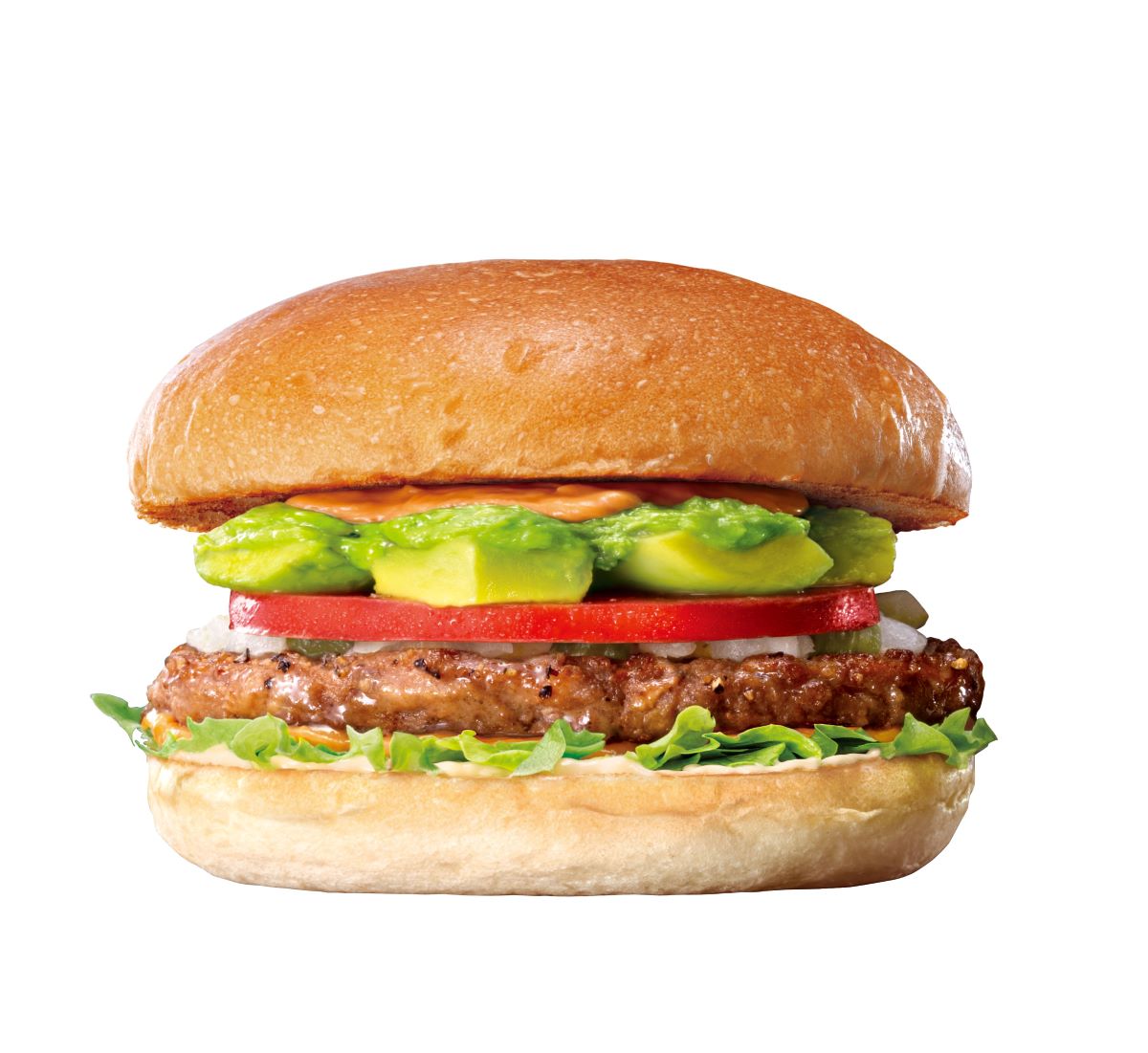 「アボカドビーフバーガー」（590円）