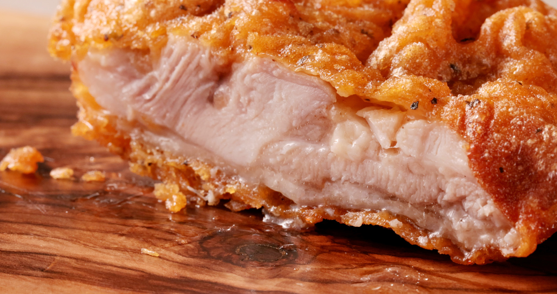 店内調理のフライドチキン