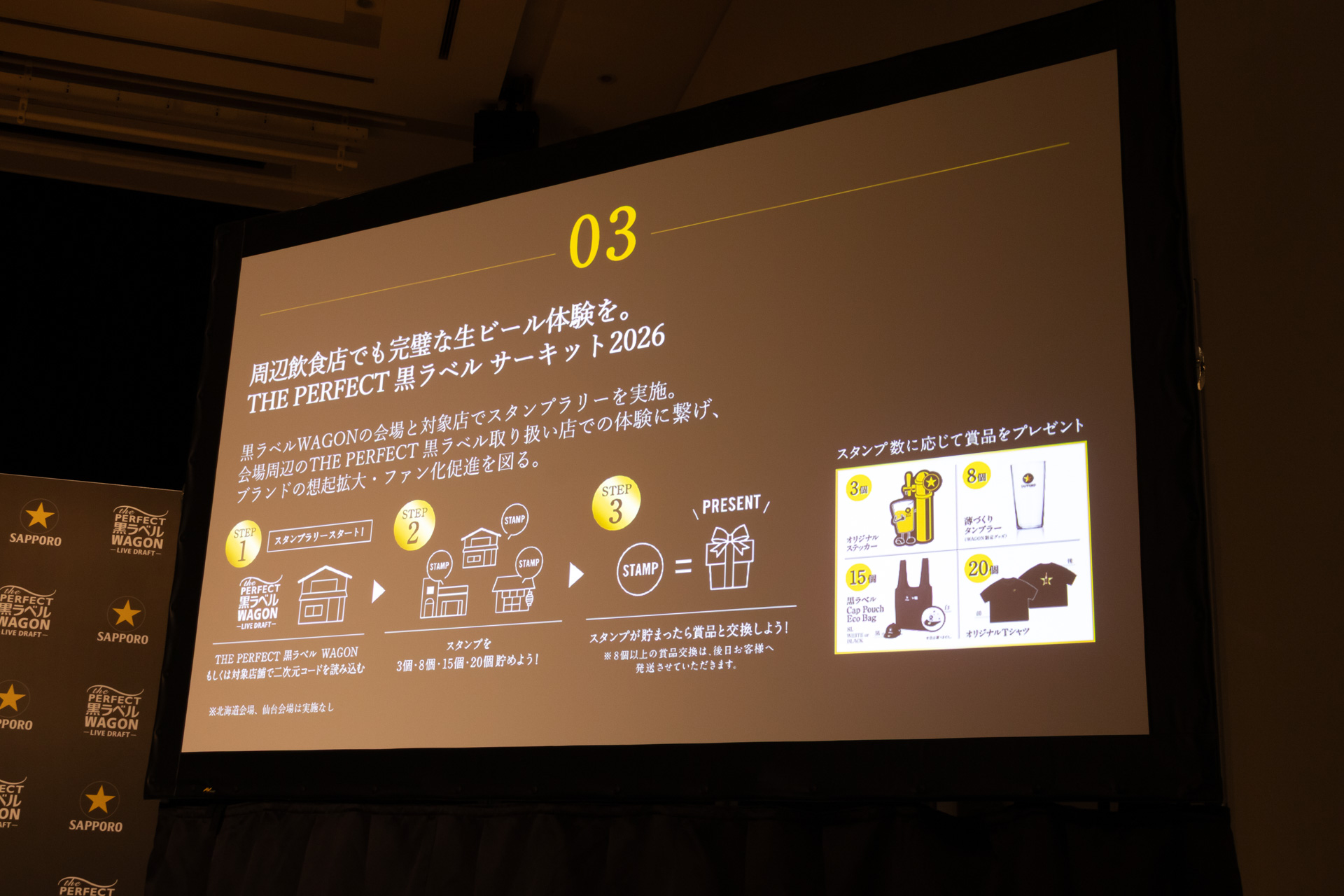 スタンプラリー企画「THE PERFECT 黒ラベル サーキット 2026」