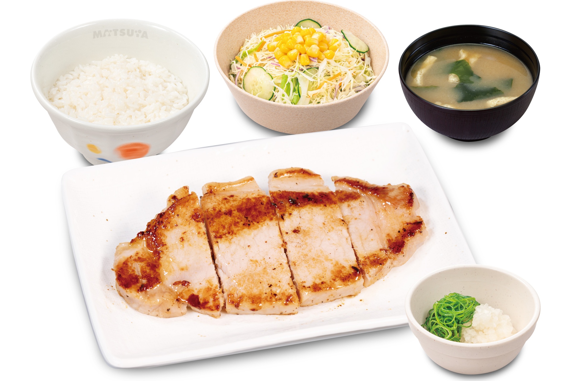 豚ロースグリル定食