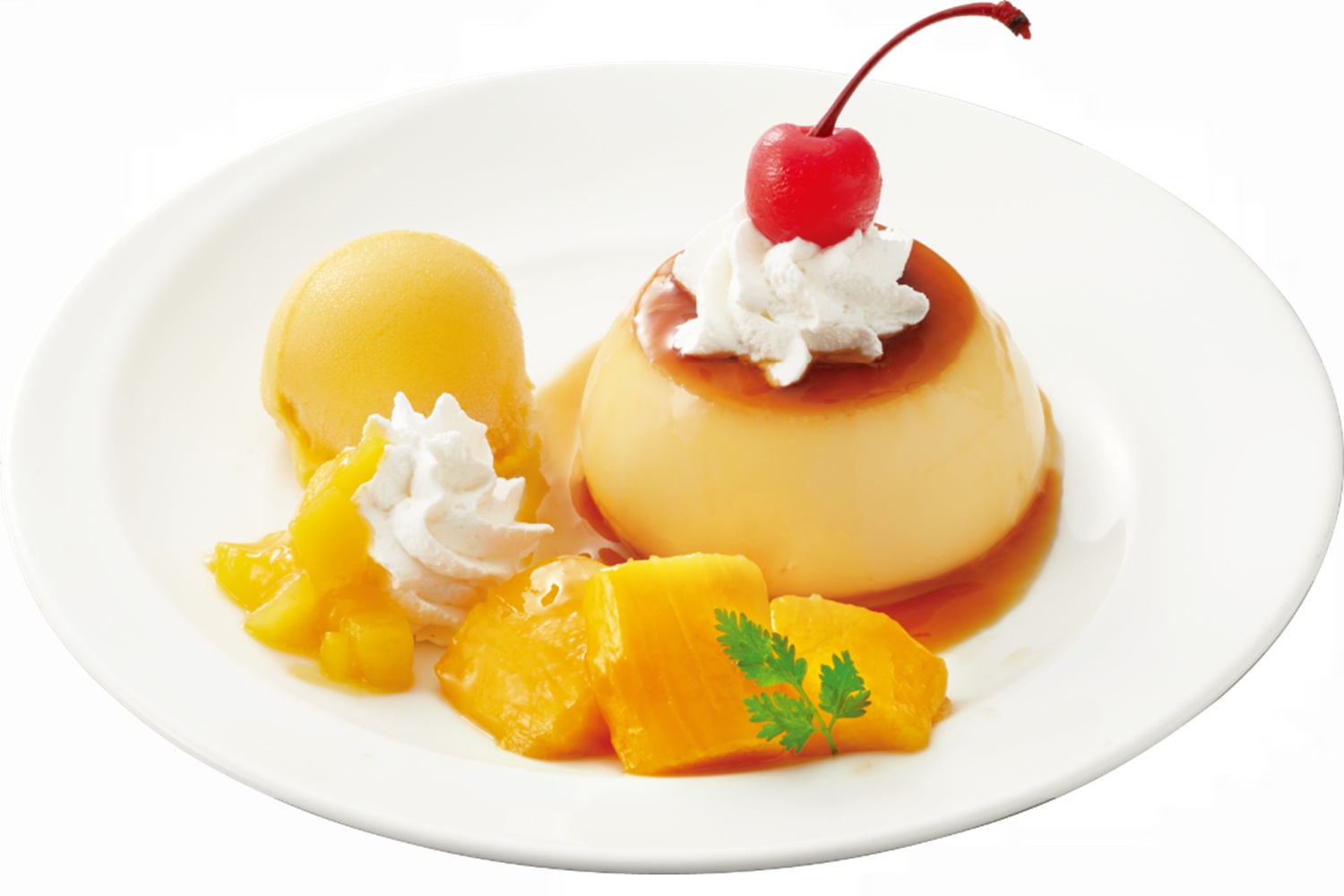 「初夏のプリンプレート」（768円）