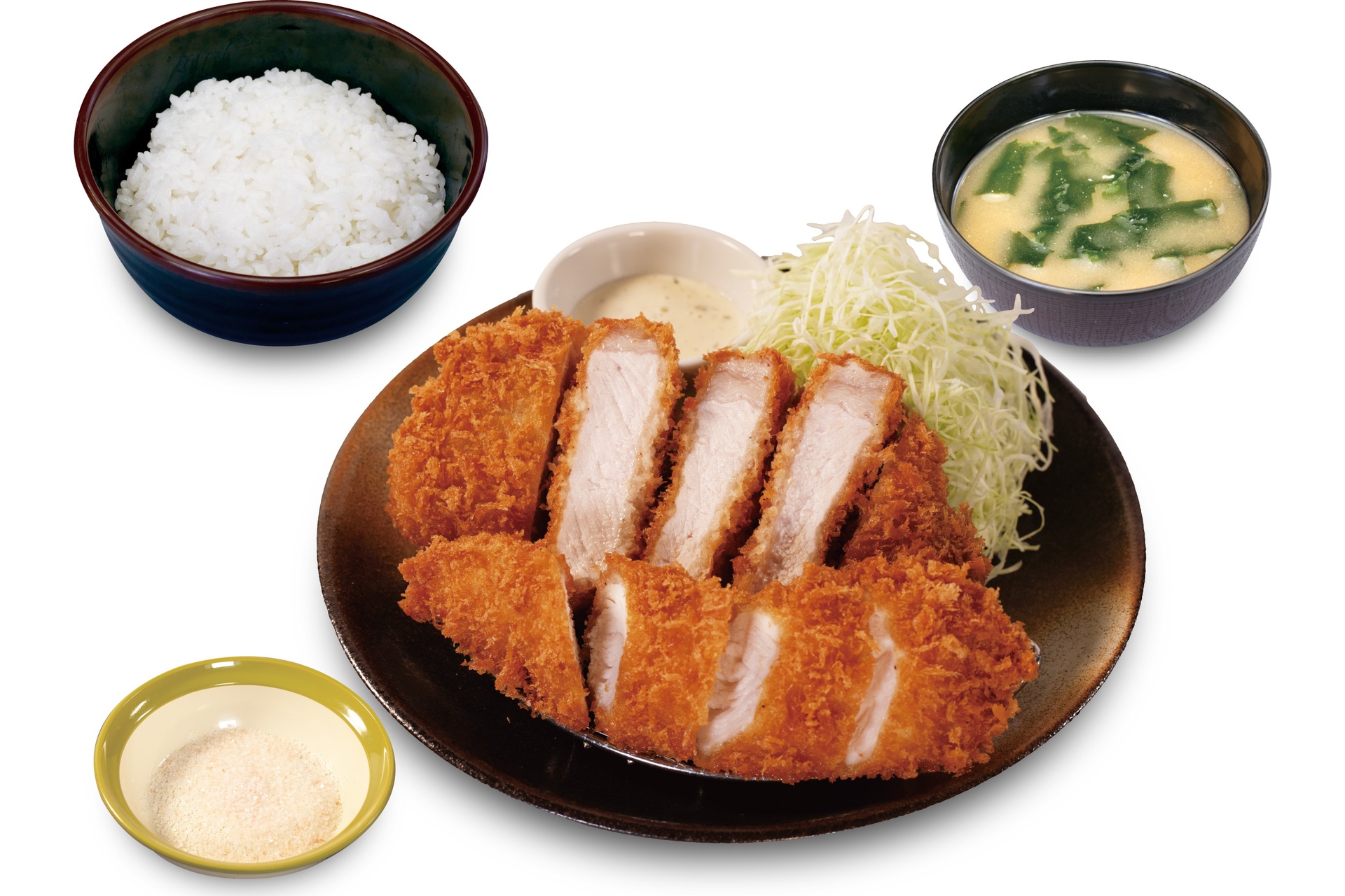 超厚切りロースかつ＆ささみかつ1本定食