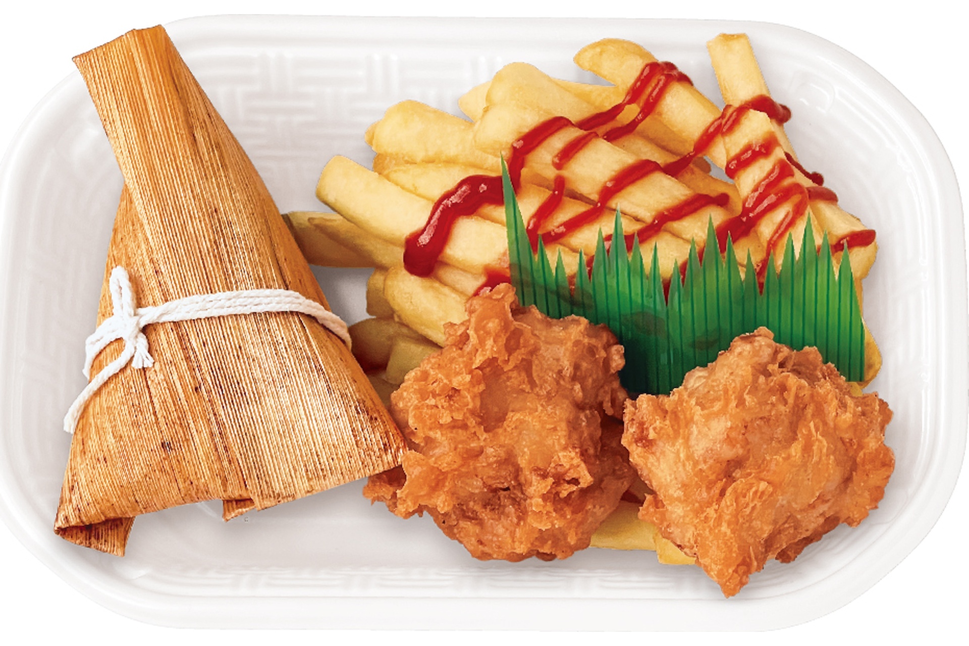 からポテ＆中華ちまきコンボ