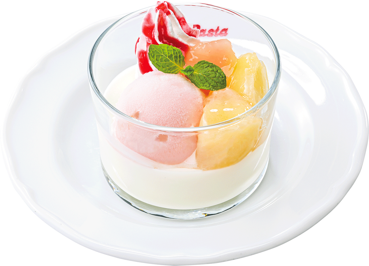 「グラスドルチェ 白桃」（539円）