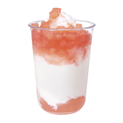 「ミルキーフラッペ ピーチ＆ピーチ」（680円）