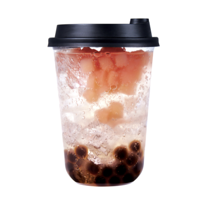 「贅沢ピーチスパークリングタピオカ 」（580円）