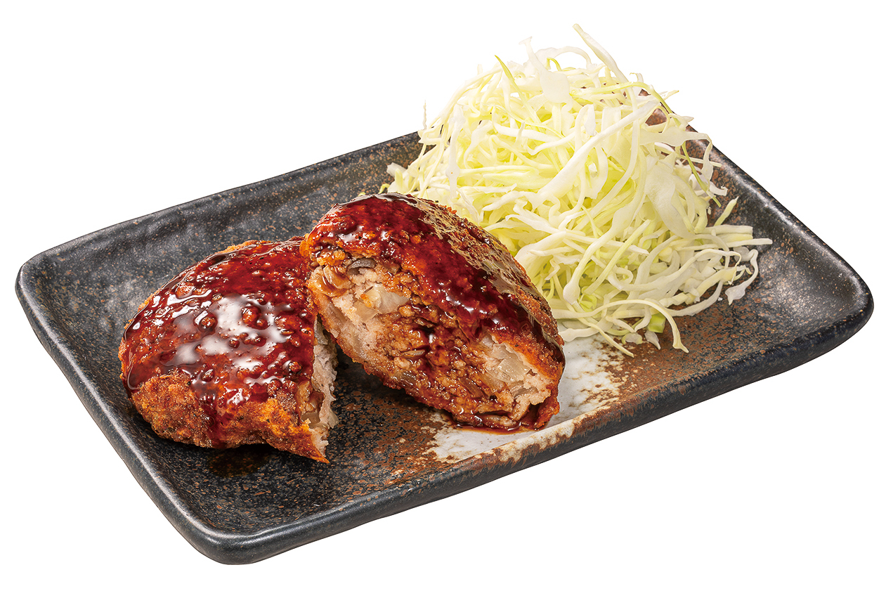 「豚メンチからあげ 単品」（275円/券売機店舗 280円）