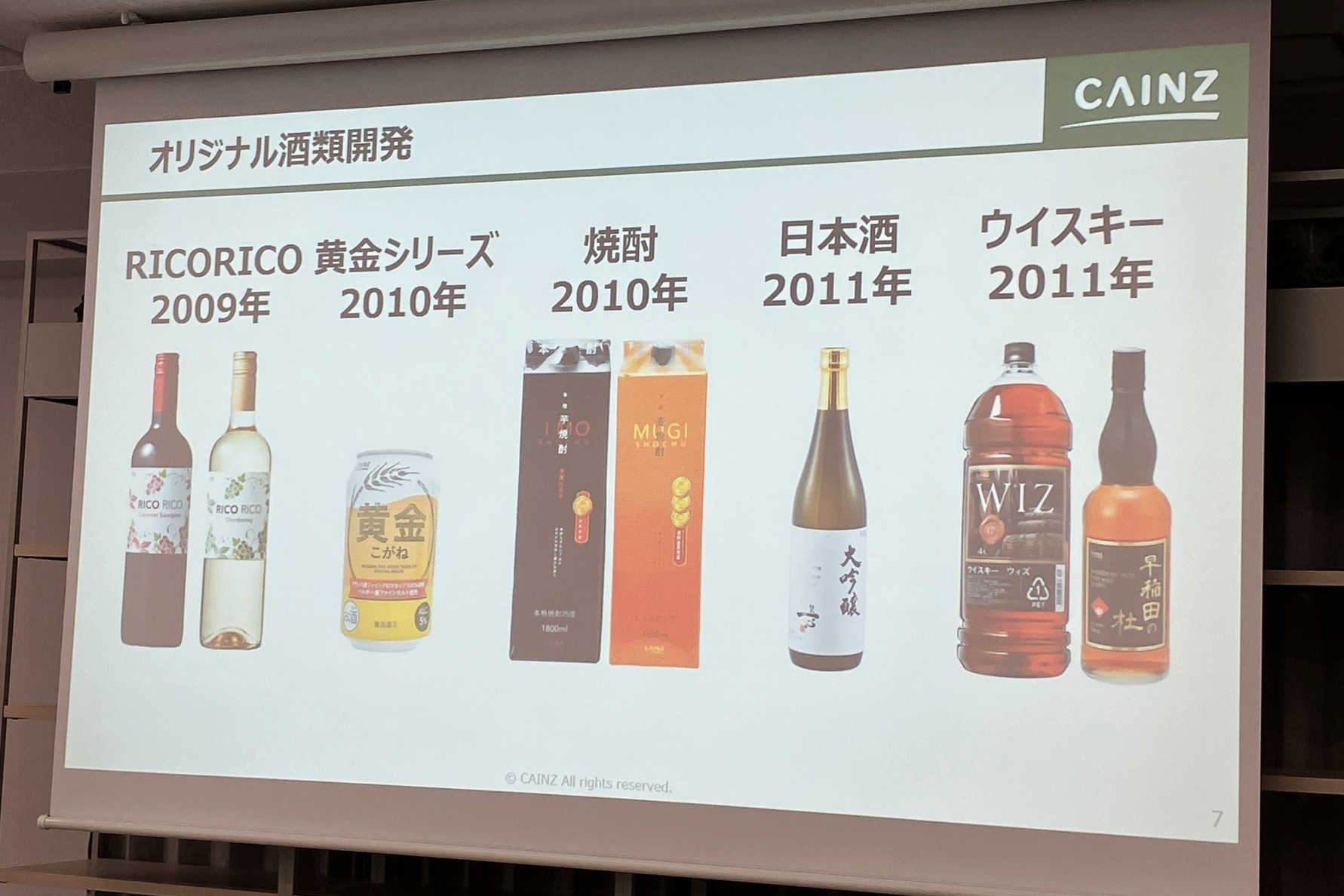 オリジナル酒類開発