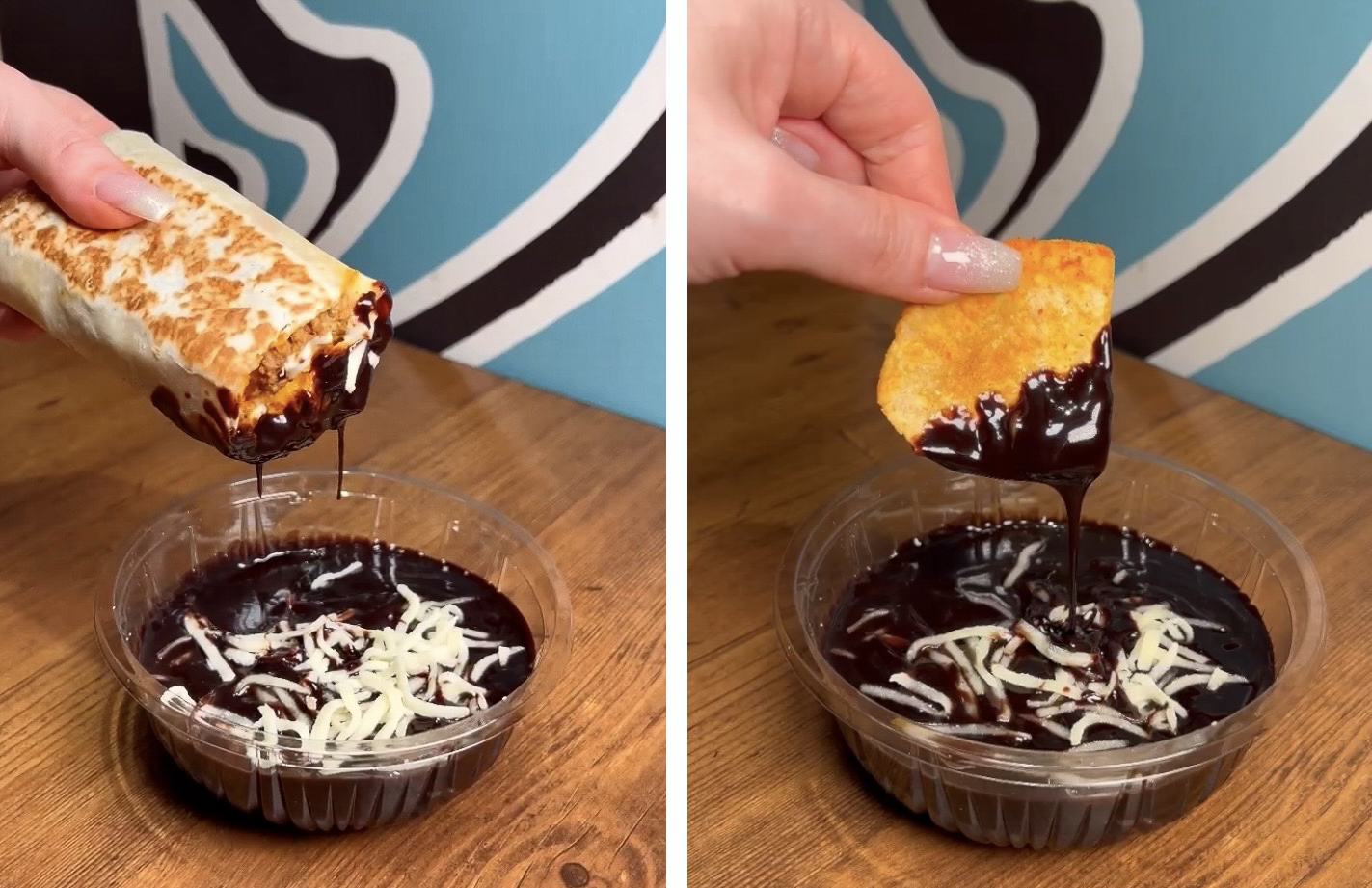 チョコソースにディップして楽しむ「沼でぃっぷ チョコソース」