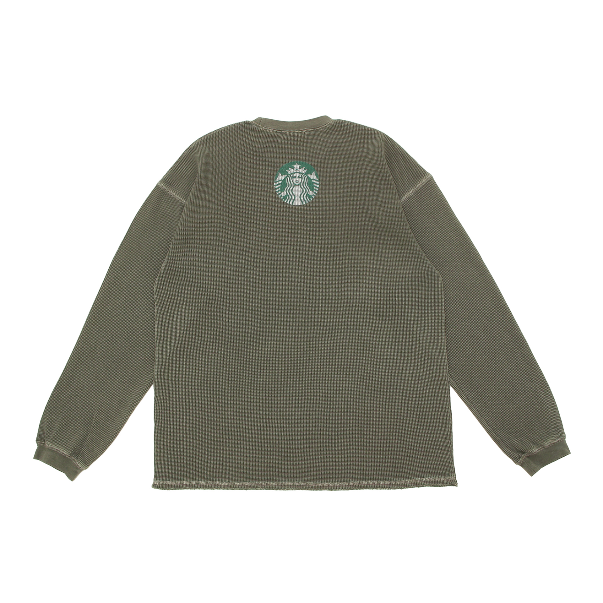 「thisisneverthat starbucks L/S ワッフルTシャツ」（1万2100円）