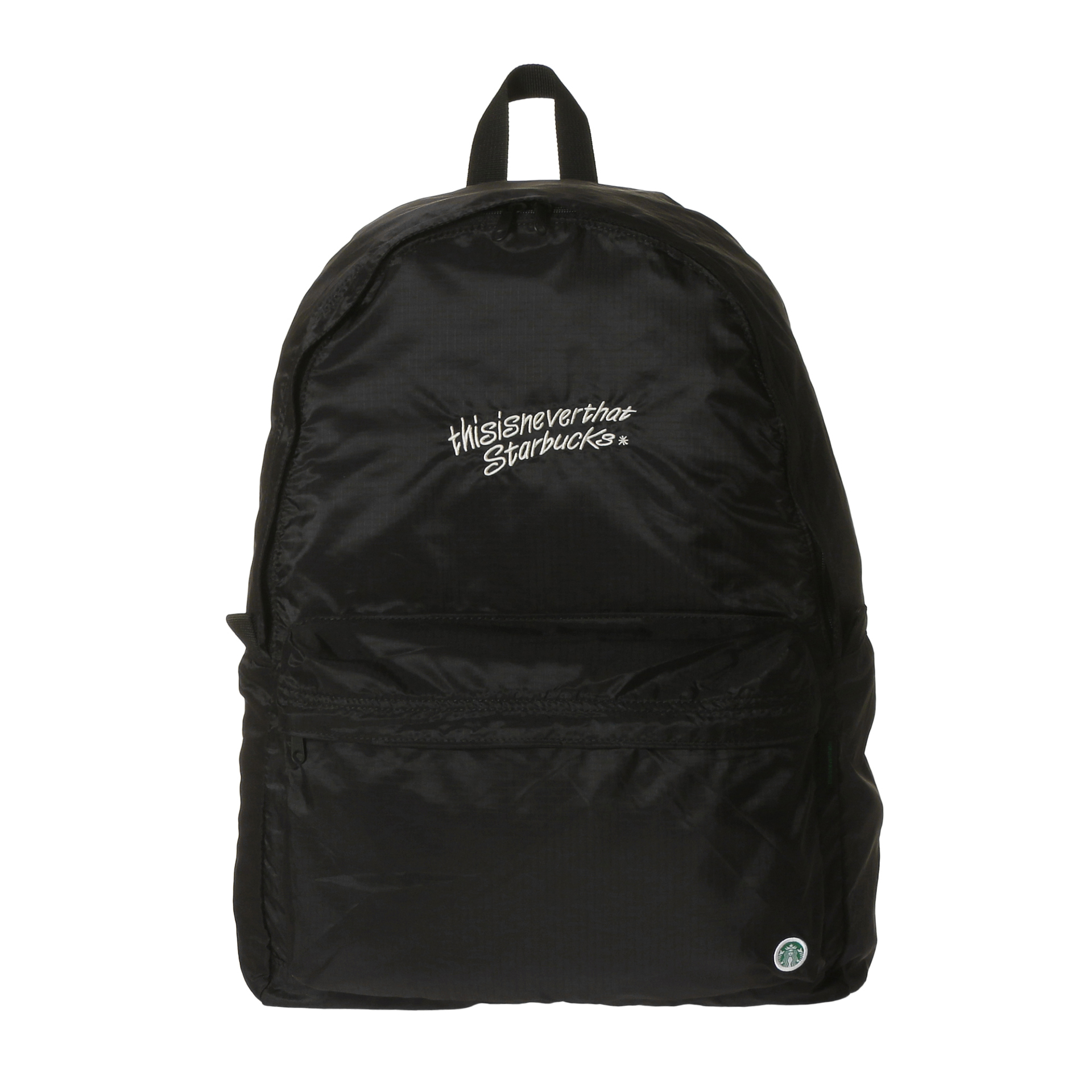 「thisisneverthat starbucks パッカブル バックパック ブラック」（1万3200円）