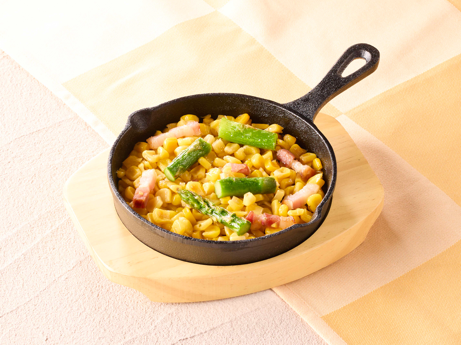 アスパラとスイートコーンのオーブン焼き