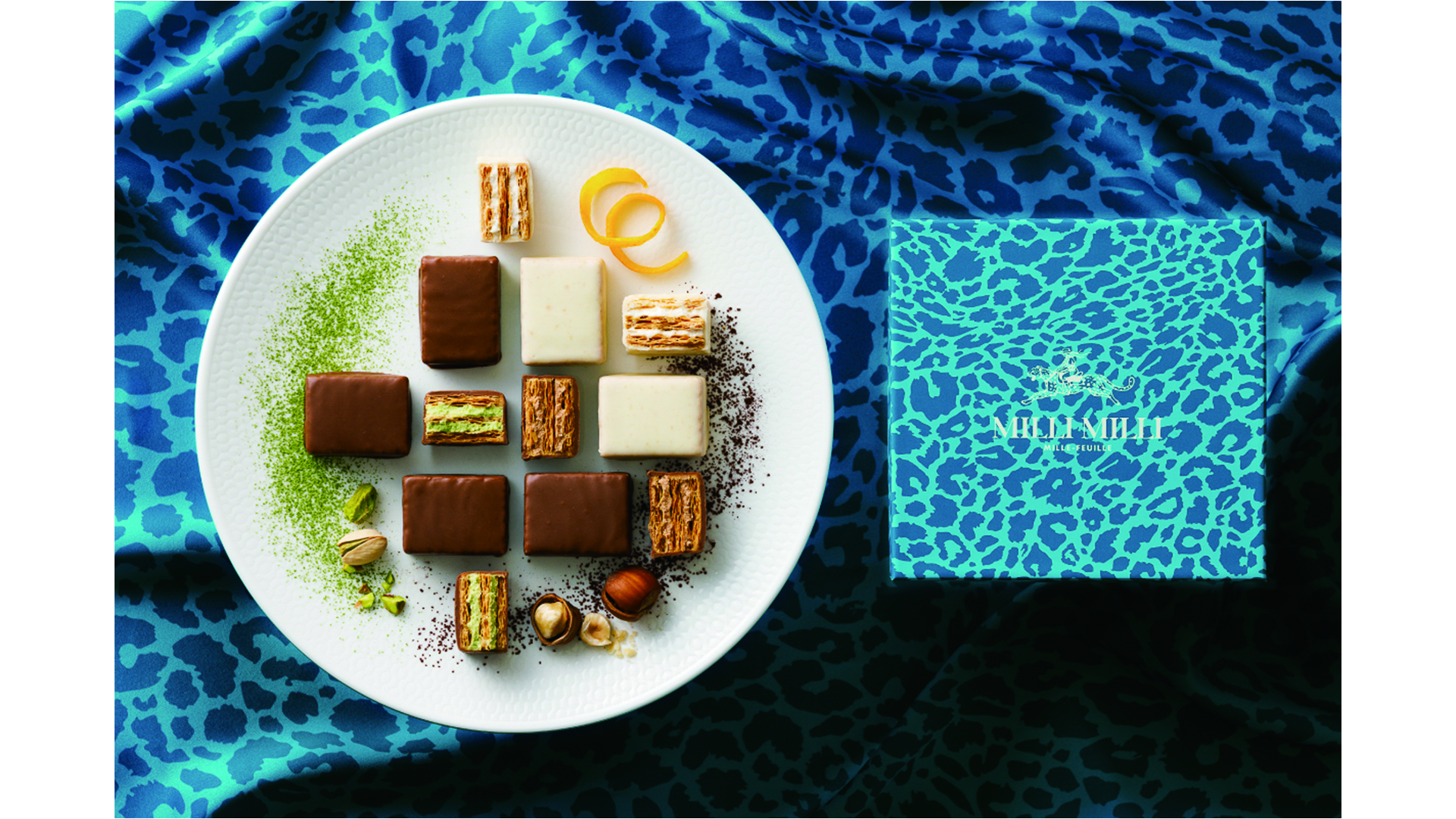 MILLI MILLI ミルフィユ（抹茶ピスターシュ、柚子ヴァニーユ、檸檬ノワゼット）