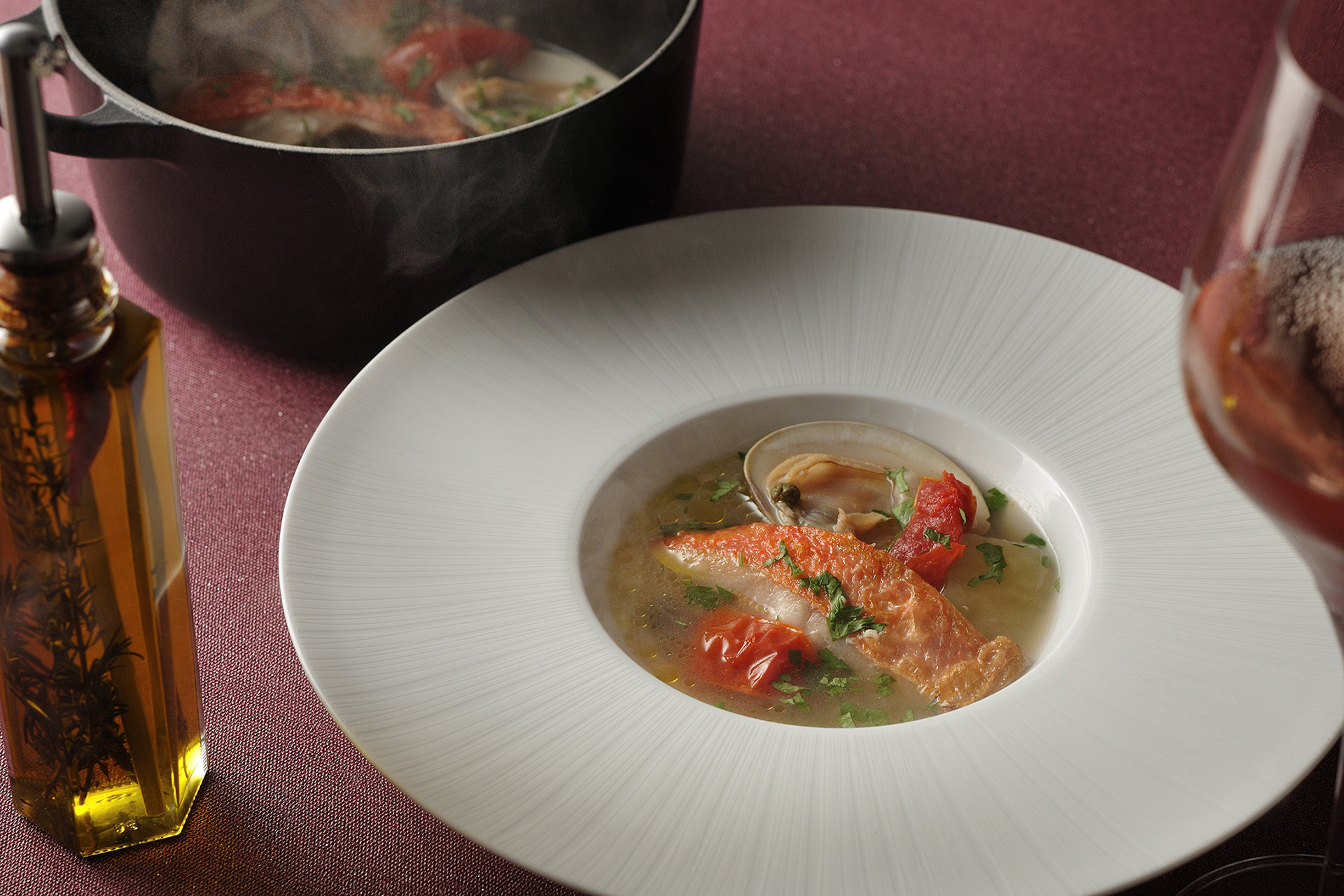 信州産のワインに合わせたイタリアンを提供