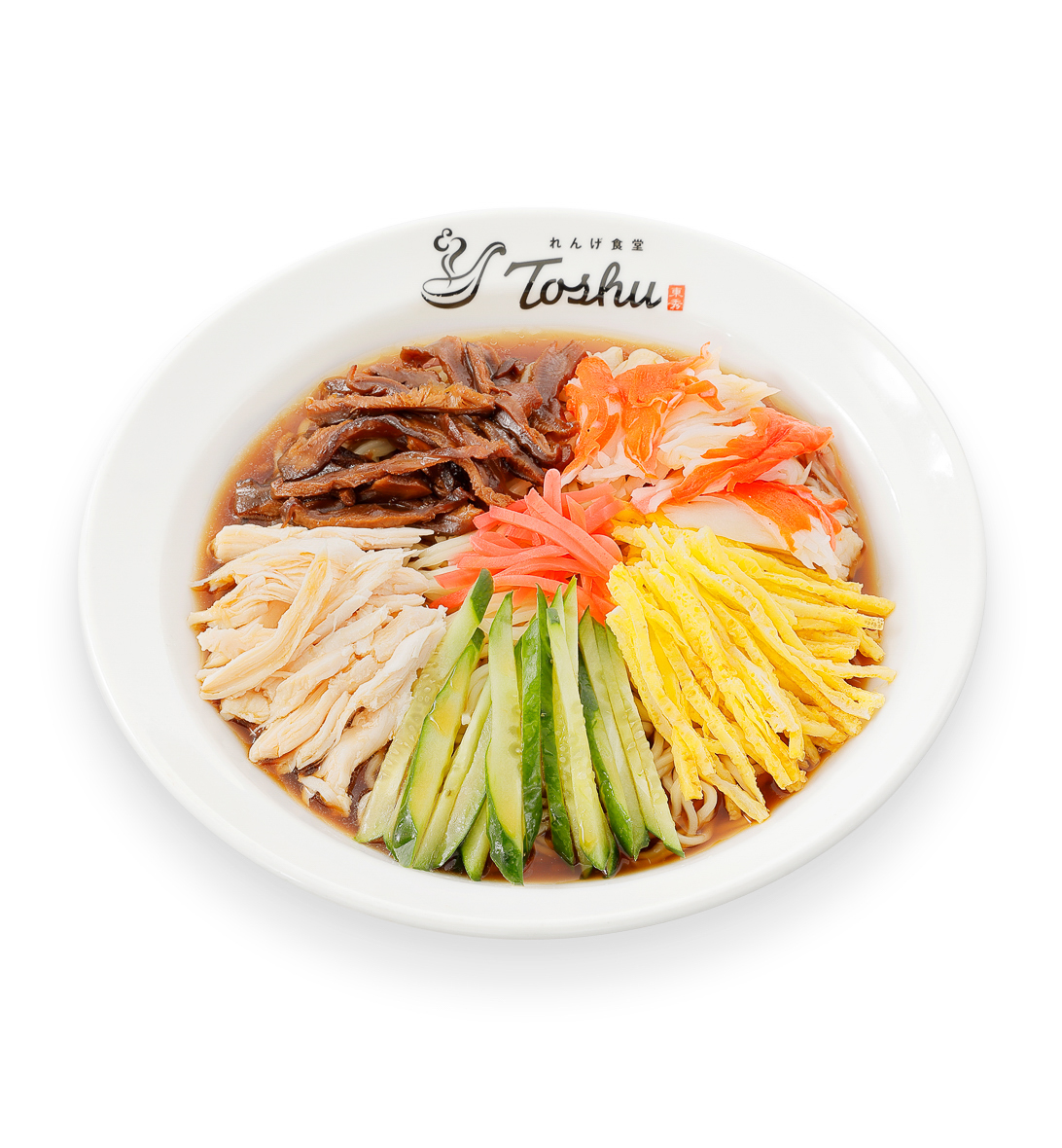 山西老陳酢香る～6品目の冷し中華 醤油