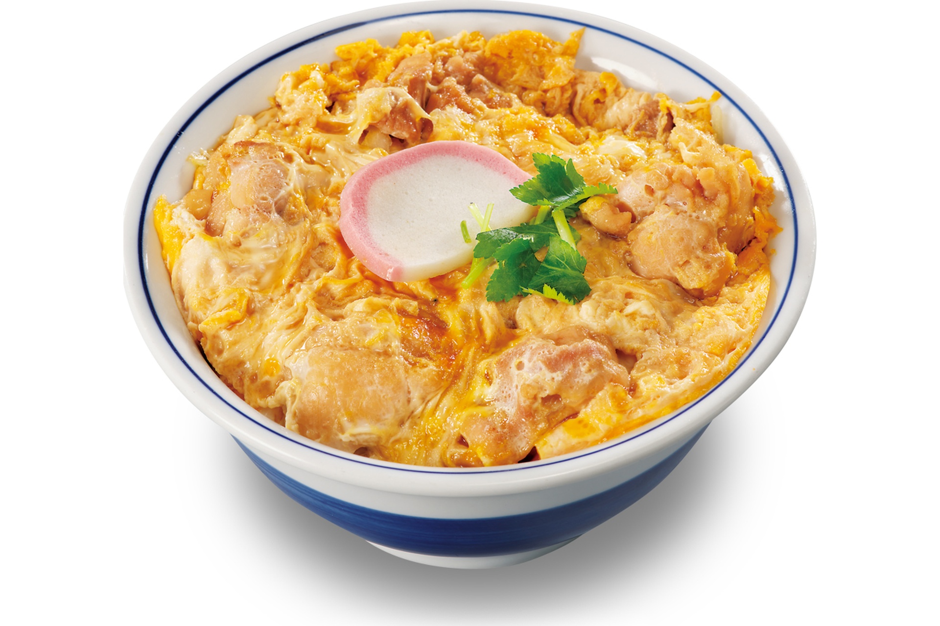 出汁醤油ロースカツ in the 親子丼