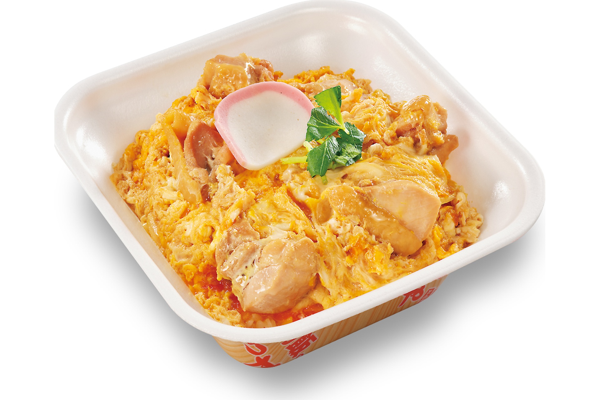 出汁醤油ロースカツ in the 親子丼弁当