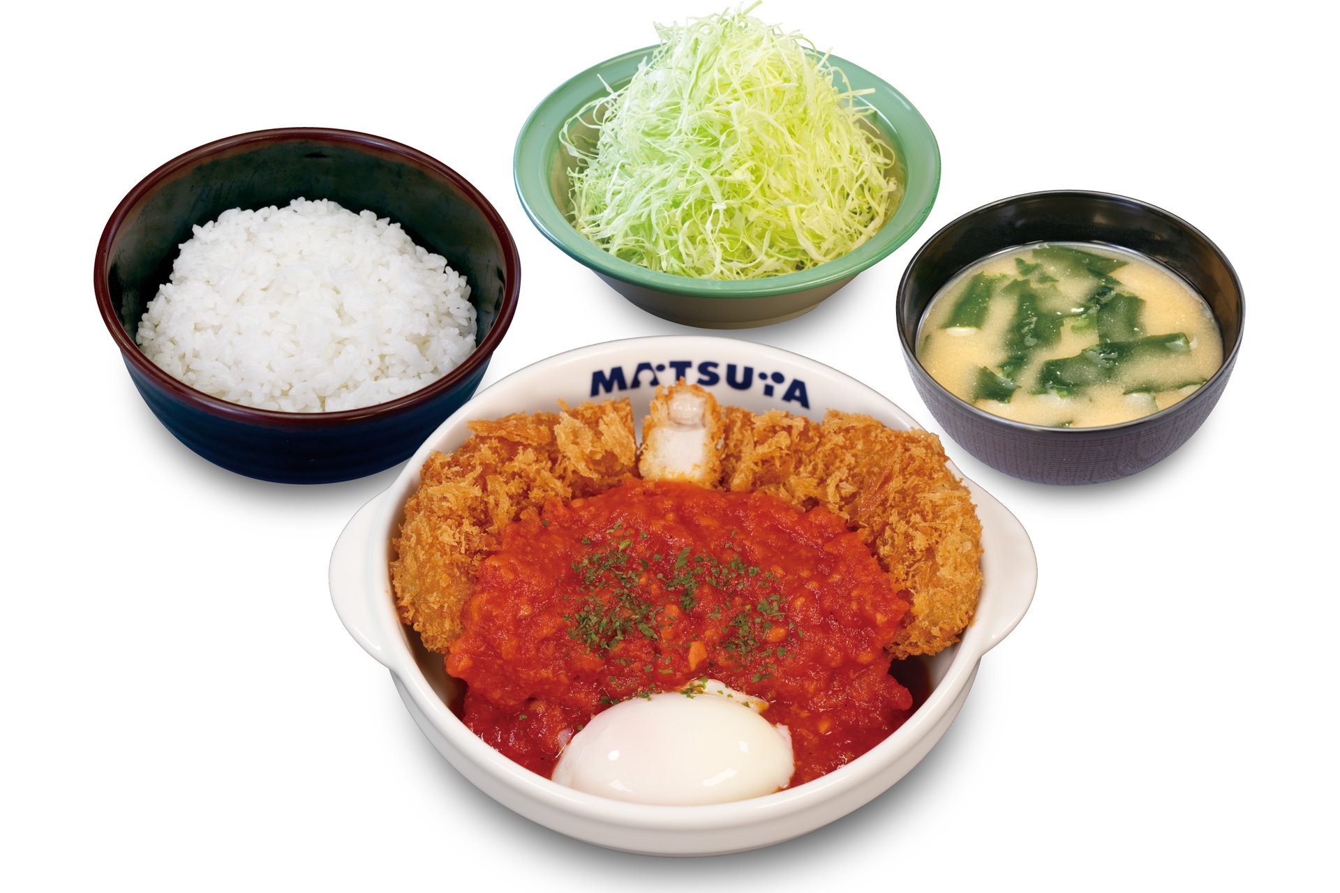 うまトマ“大麦豚”ロースかつ定食