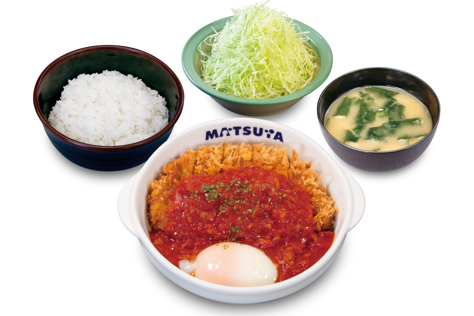 うまトマロースかつ定食